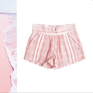 🌕 SOLD. 🍡 ROXY Sunkist Coral Good Fruit Shorts